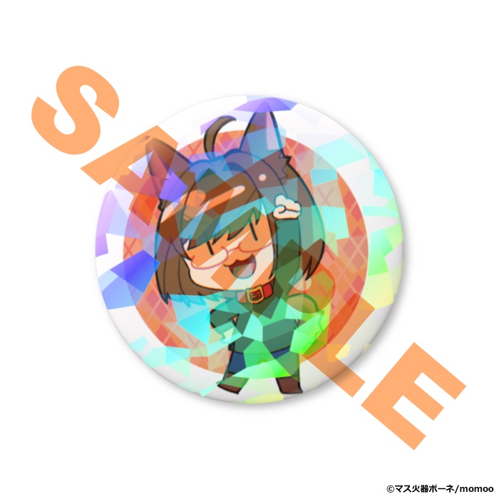 ももワン 誕生日記念 ホログラム缶バッジ