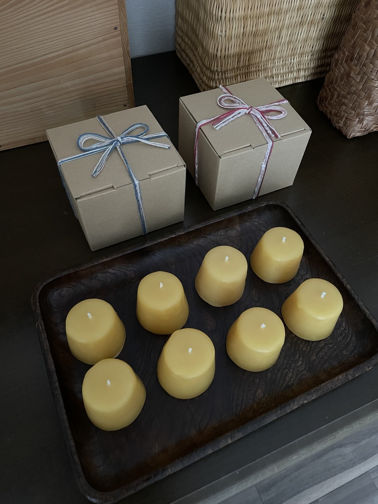 蜜蝋ミニろうそく(4個入り)