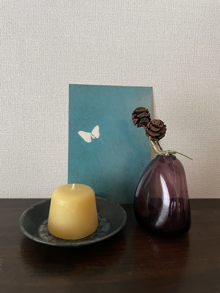 蜜蝋ミニろうそく（4個入り）　