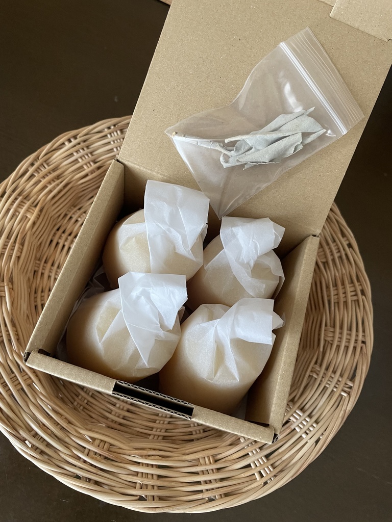 蜜蝋ミニろうそく(4個入り)