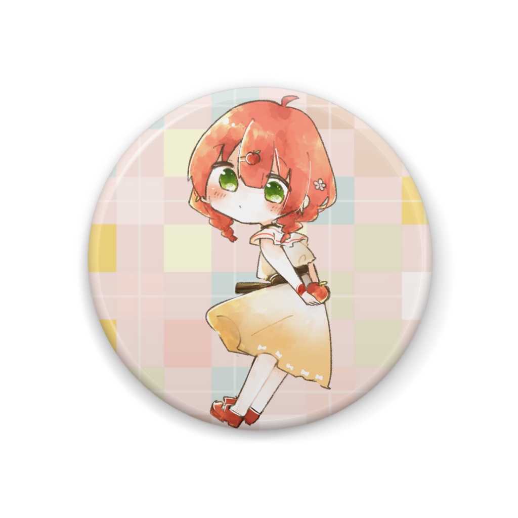 姫宮りんご１周年記念缶バッチ3