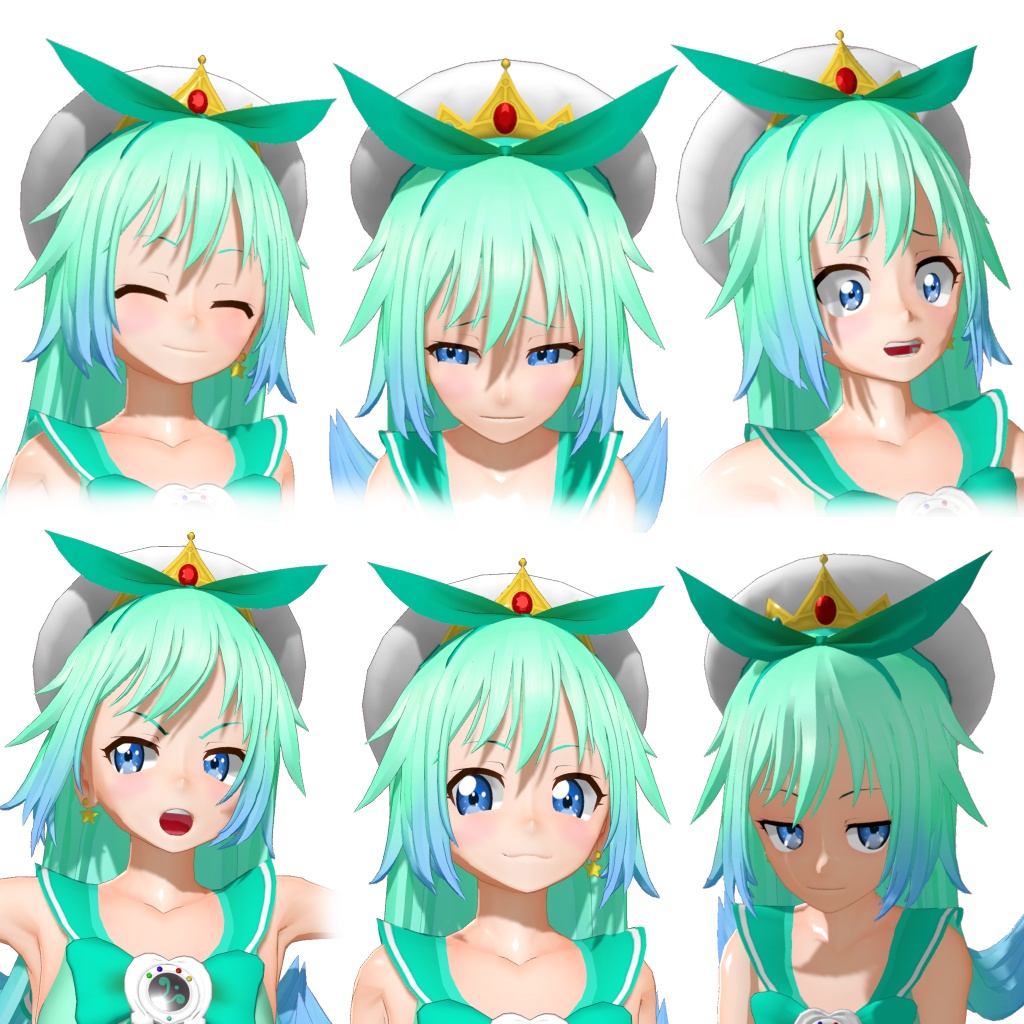 【オリジナル3Dモデル】変身ヒロイン ルイーズ