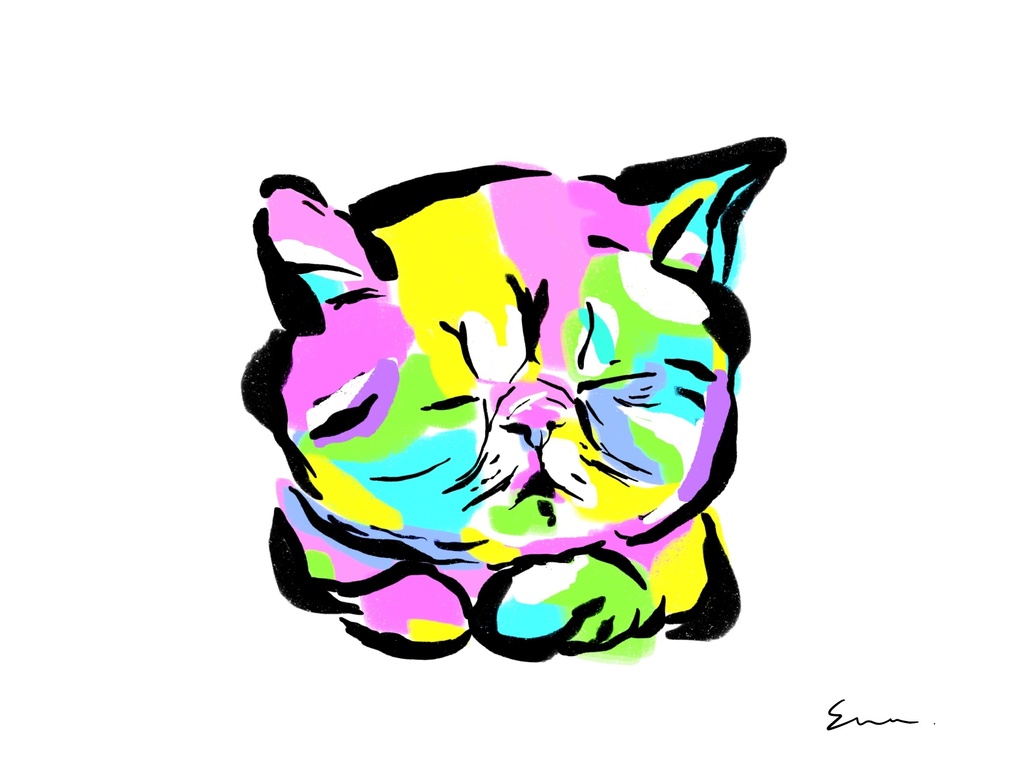 POP ANIMAL 猫1