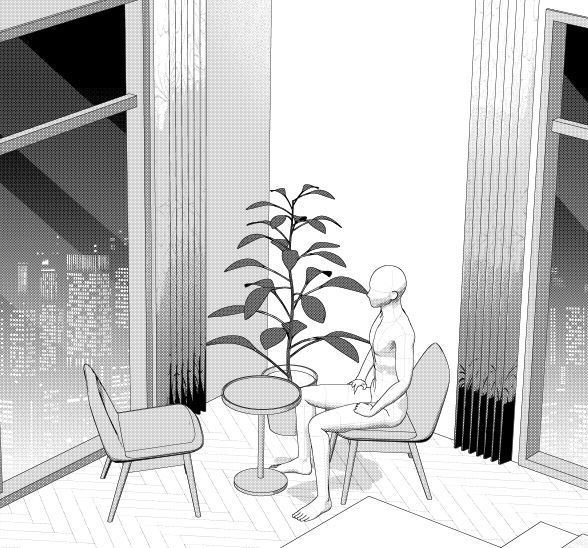 御曹司の寝室2(CLIP STUDIO用3D素材)