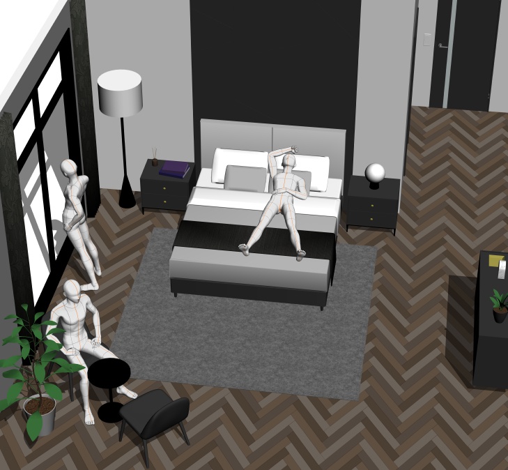 御曹司の寝室2(CLIP STUDIO用3D素材)