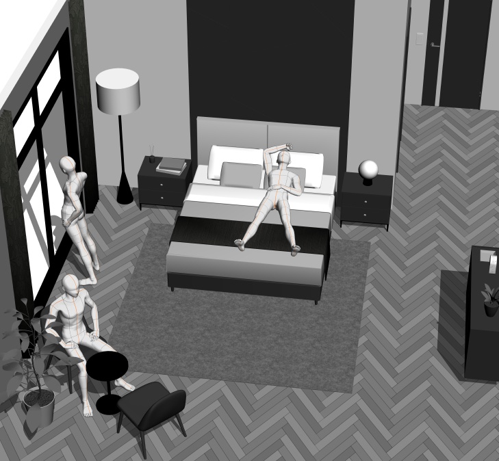 御曹司の寝室2(CLIP STUDIO用3D素材)