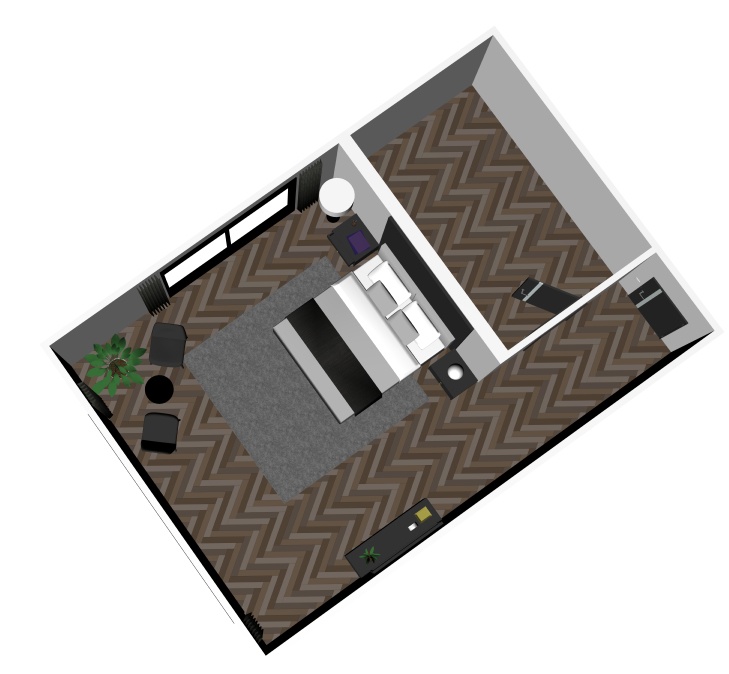 御曹司の寝室2(CLIP STUDIO用3D素材)