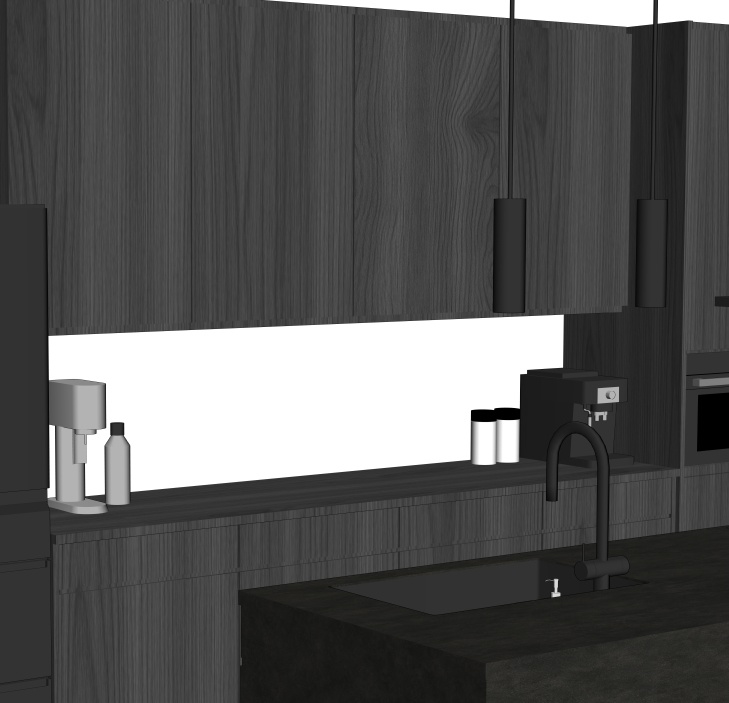 御曹司のリビング(CLIP STUDIO用3D素材)