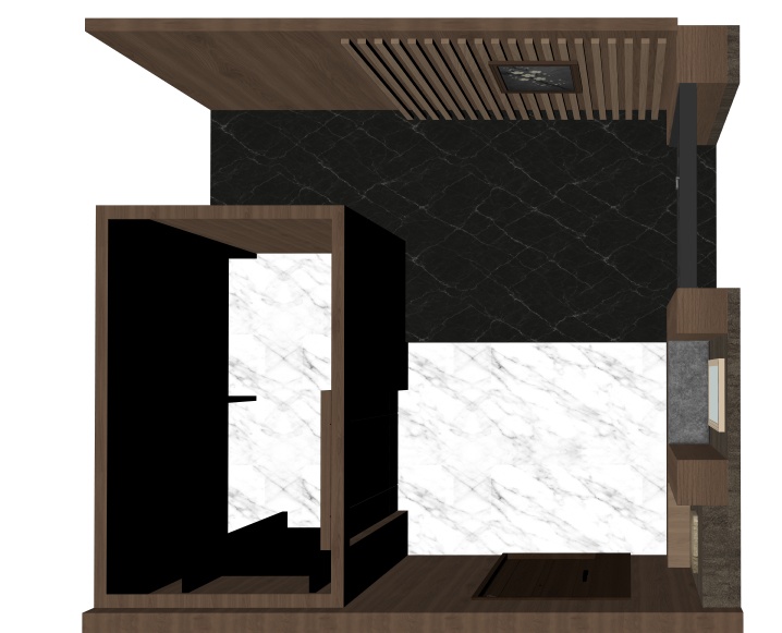 御曹司の玄関(CLIP STUDIO用3D素材)