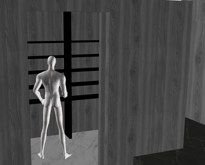 御曹司の玄関(CLIP STUDIO用3D素材)