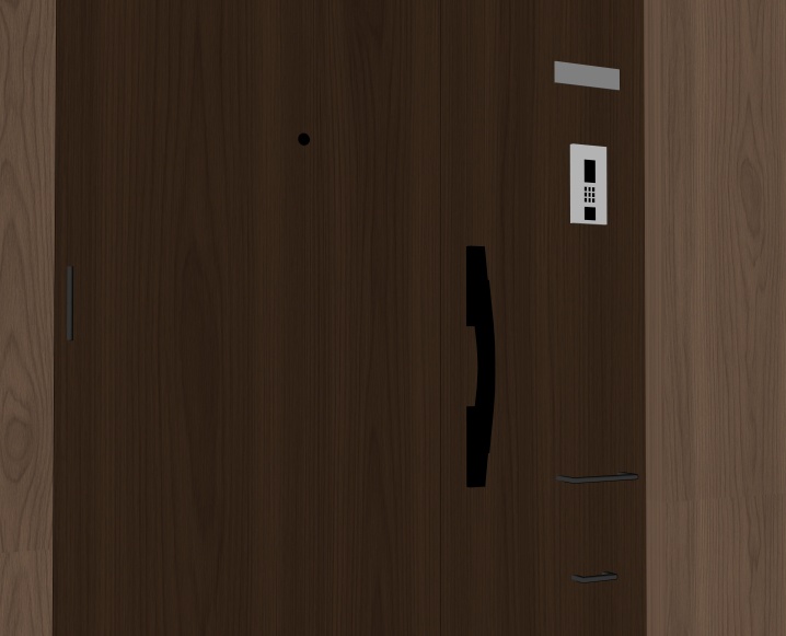 御曹司の玄関(CLIP STUDIO用3D素材)