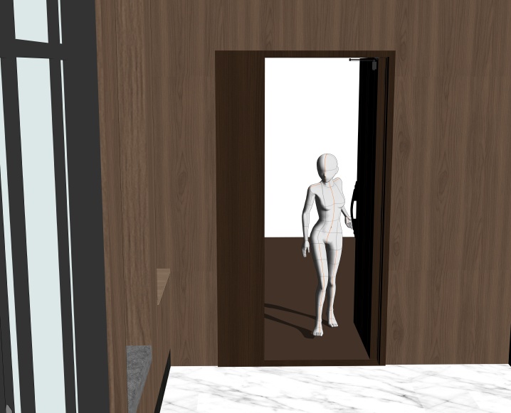 御曹司の玄関(CLIP STUDIO用3D素材)