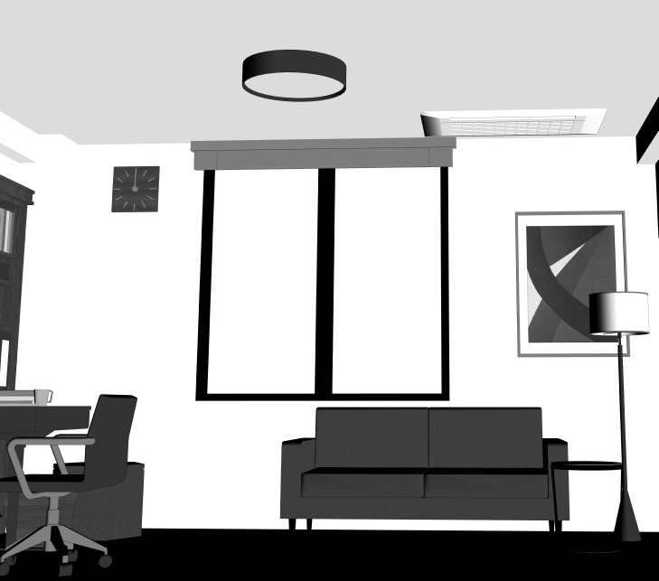 御曹司の書斎(CLIP STUDIO用3D素材)