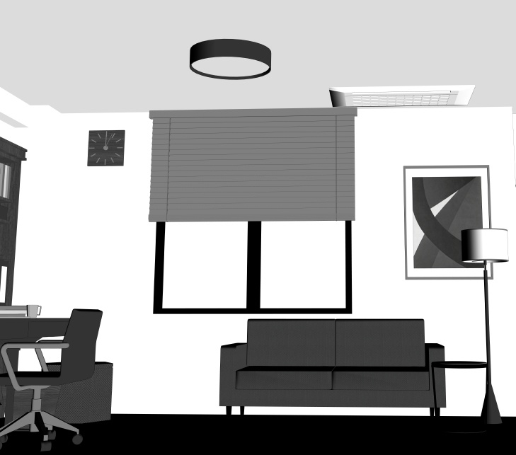 御曹司の書斎(CLIP STUDIO用3D素材)