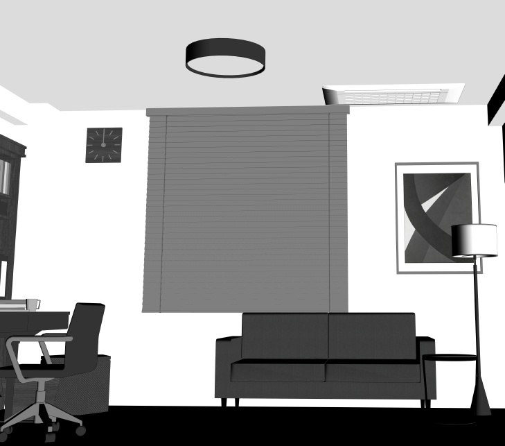 御曹司の書斎(CLIP STUDIO用3D素材)