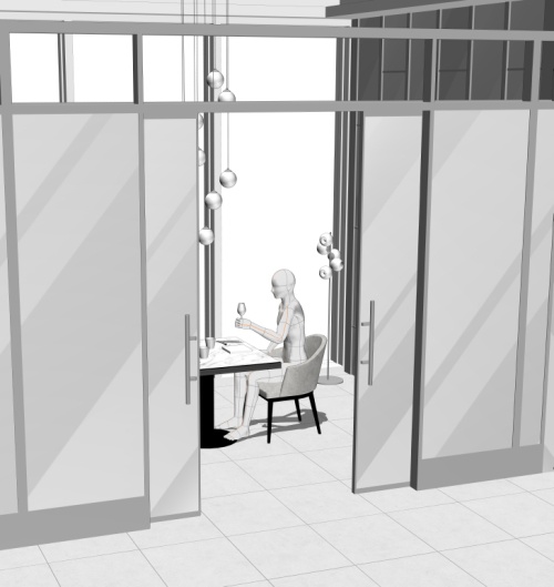 御曹司行きつけのレストラン2(CLIP STUDIO用3D素材)