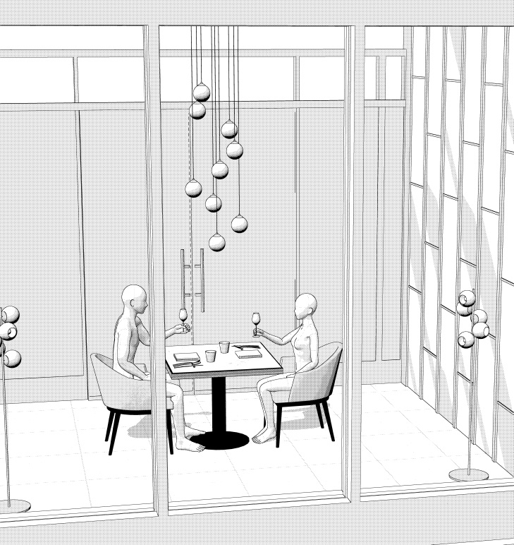 御曹司行きつけのレストラン2(CLIP STUDIO用3D素材)