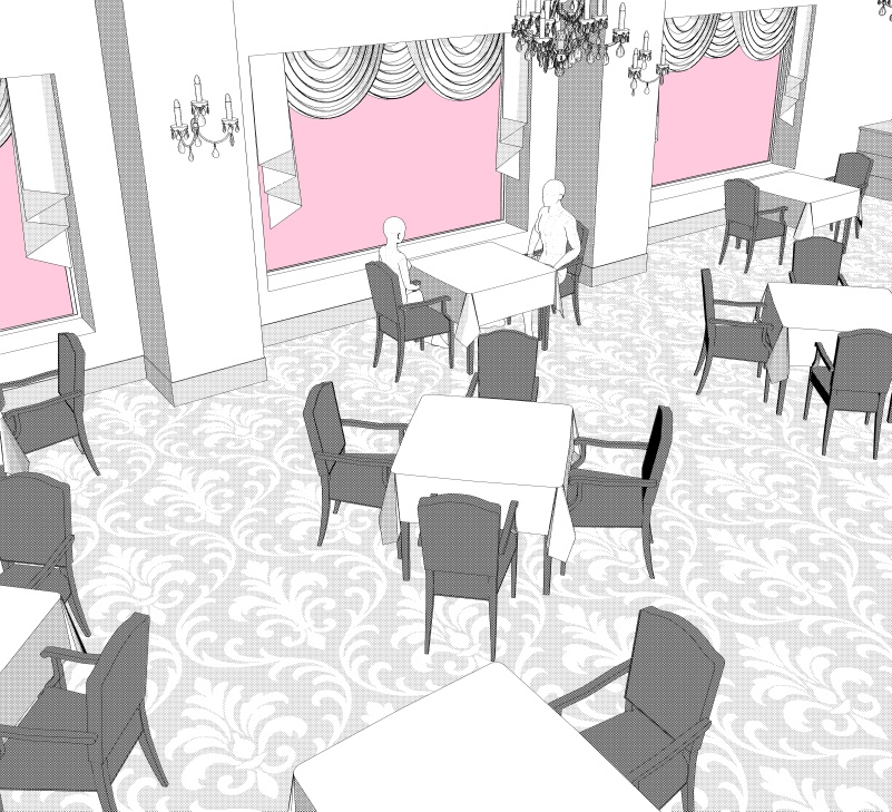 御曹司行きつけのレストラン3(CLIP STUDIO用3D素材)
