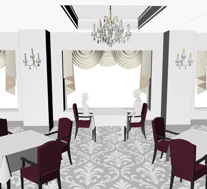 御曹司行きつけのレストラン3(CLIP STUDIO用3D素材)