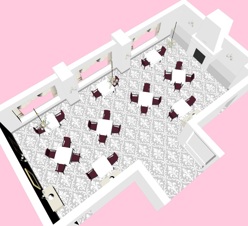 御曹司行きつけのレストラン3(CLIP STUDIO用3D素材)