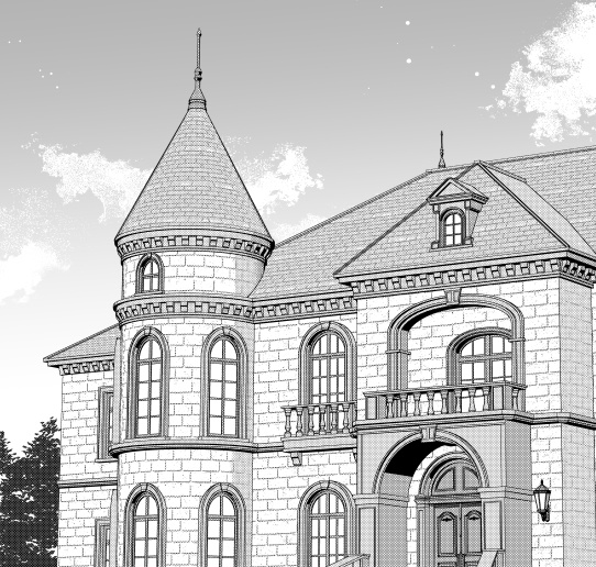 貴族のお屋敷01(CLIP STUDIO用3D素材)