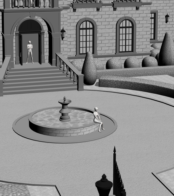 貴族のお屋敷01(CLIP STUDIO用3D素材)