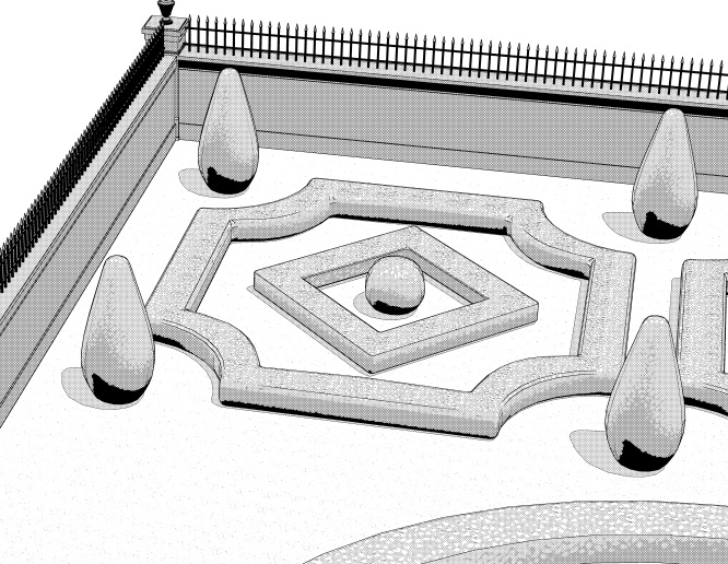 貴族のお屋敷01(CLIP STUDIO用3D素材)