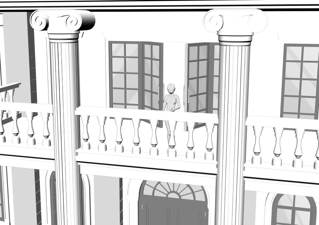 貴族のお屋敷(CLIP STUDIO用3D素材)