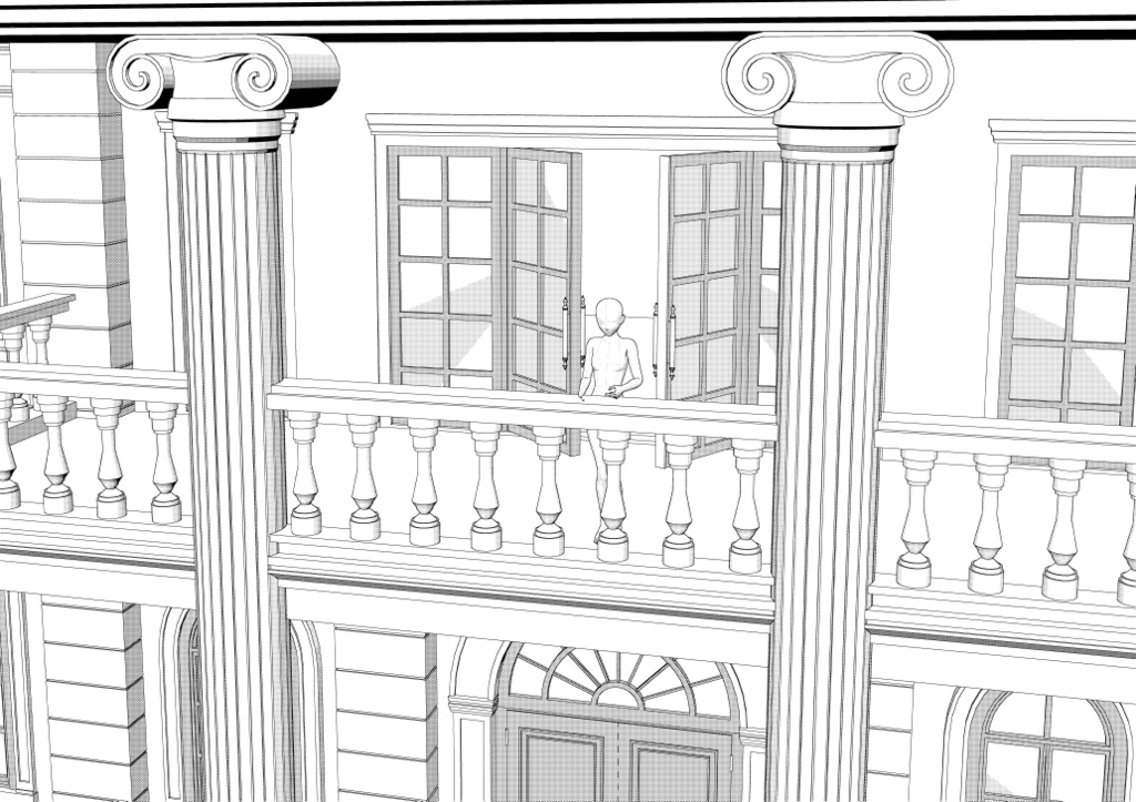 貴族のお屋敷(CLIP STUDIO用3D素材)