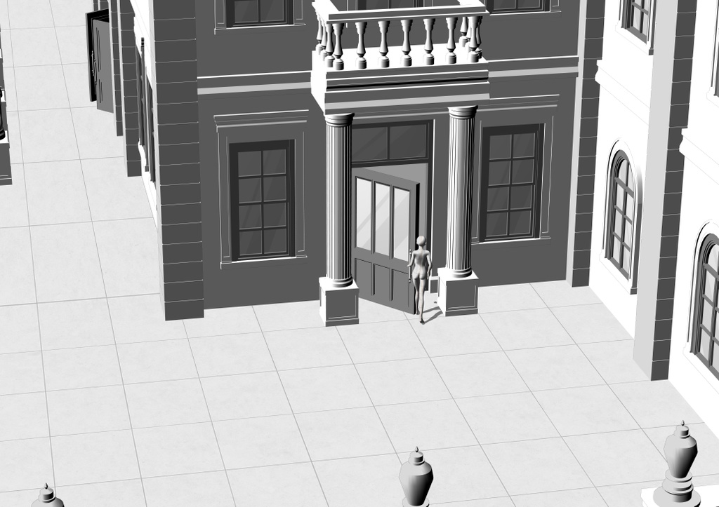 貴族のお屋敷(CLIP STUDIO用3D素材)