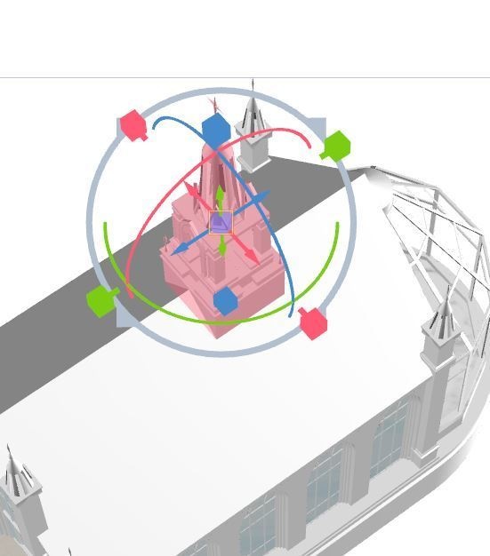 結婚式場(CLIP STUDIO用3D素材)