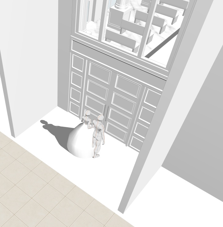 結婚式場(CLIP STUDIO用3D素材)