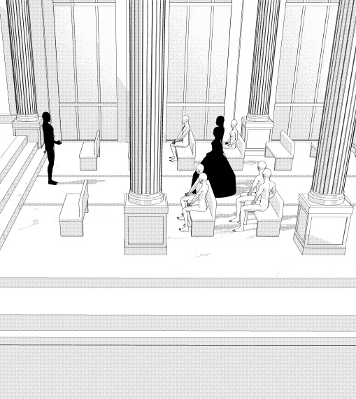 結婚式場(CLIP STUDIO用3D素材)