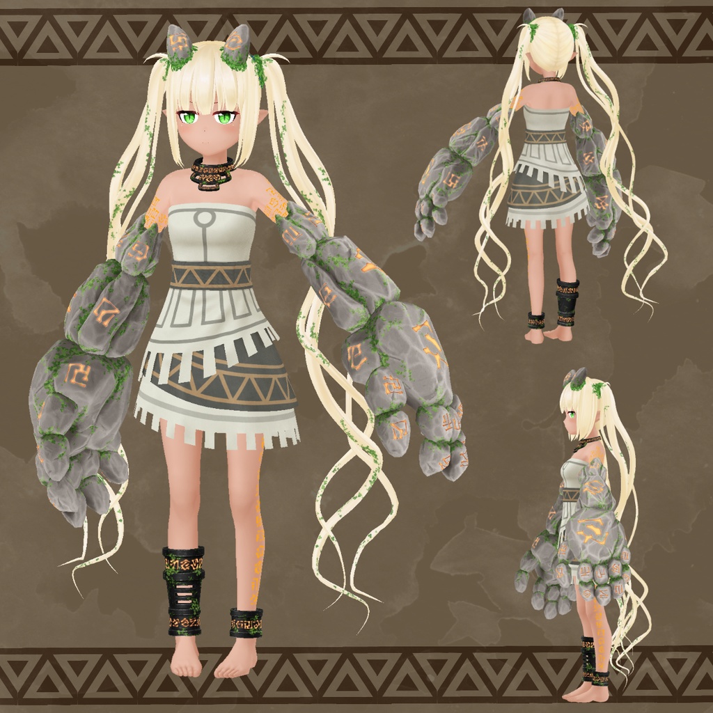 VRChat向け3Dモデル「レムリカ」