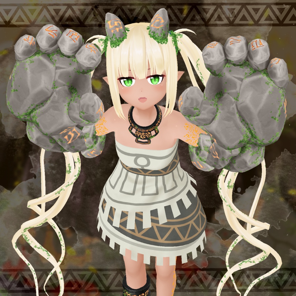 VRChat向け3Dモデル「レムリカ」