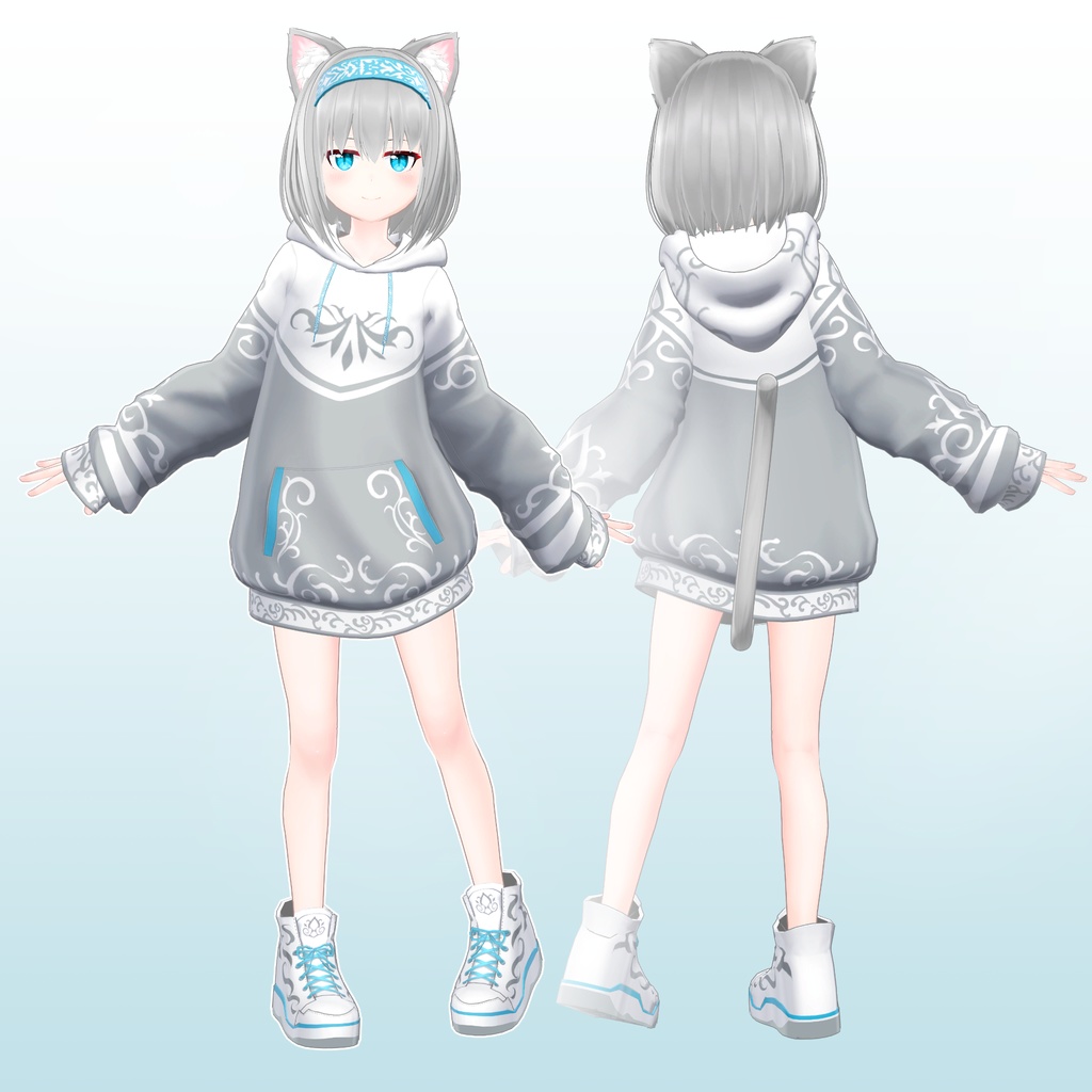 オリジナル3Dモデル「かすたちゃん」