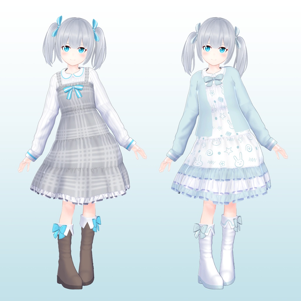 VRChat向け3Dモデル「えるるちゃん」