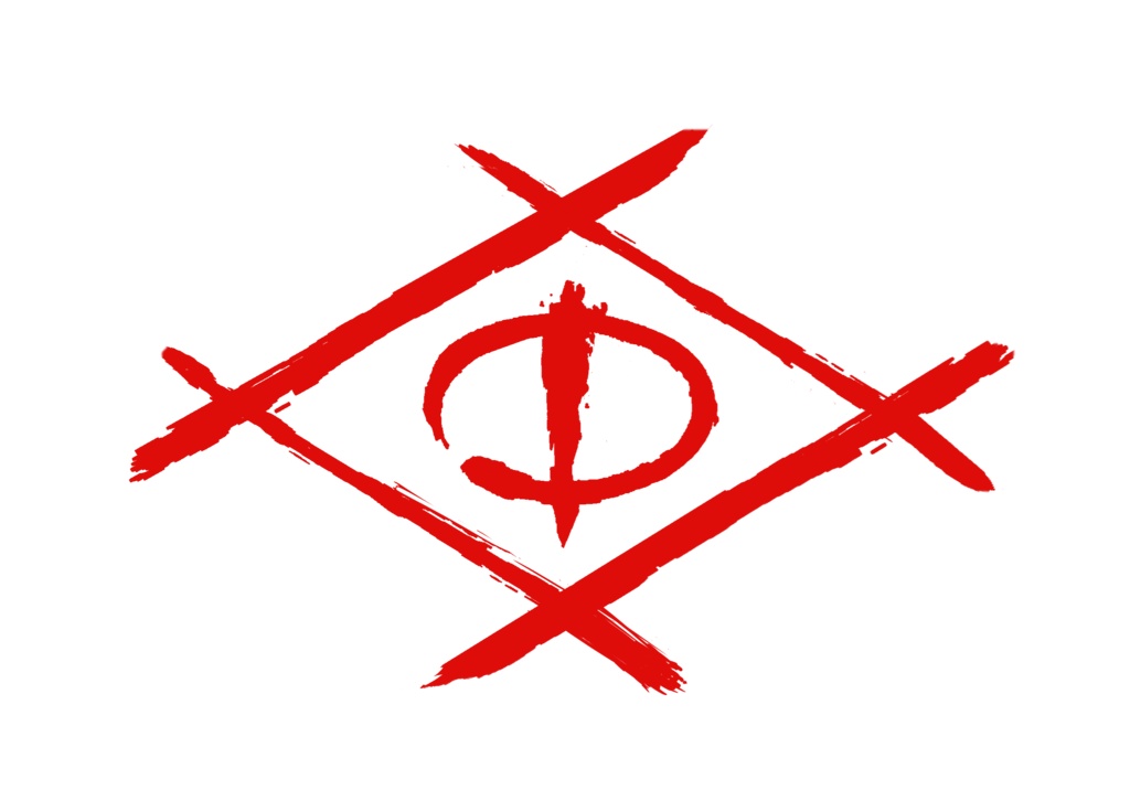 エモクロア：メロディス赤の目ロゴ