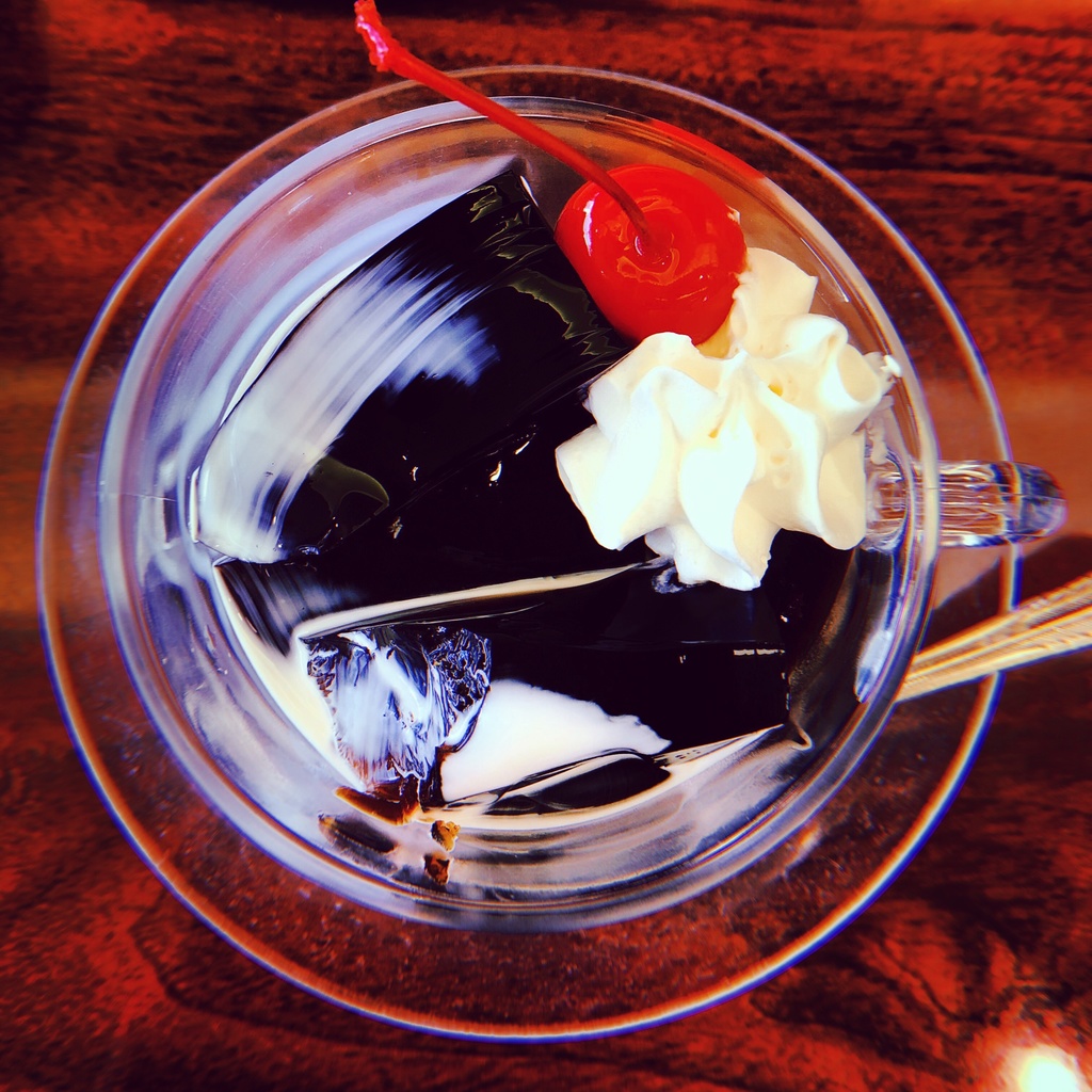 喫茶店のコーヒーゼリー