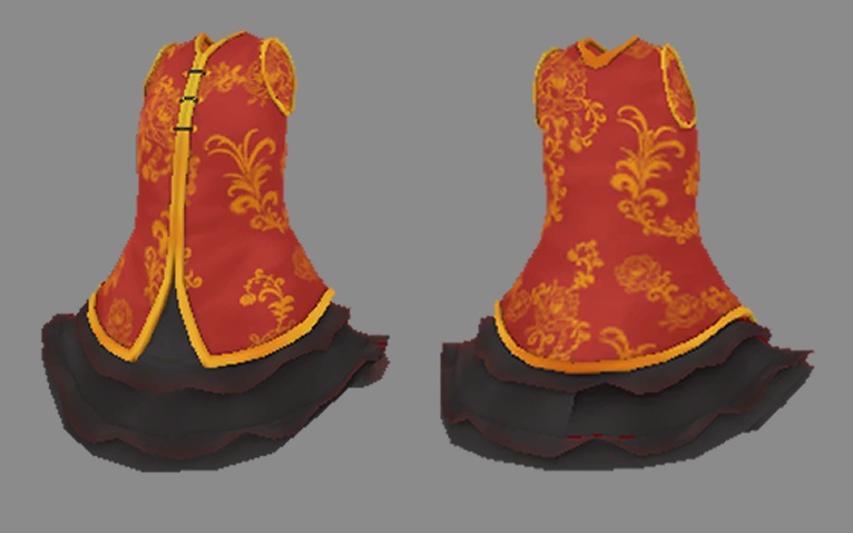 【PB対応】【あまなつ・カリン(こまどアバター)対応】チャイナドレス