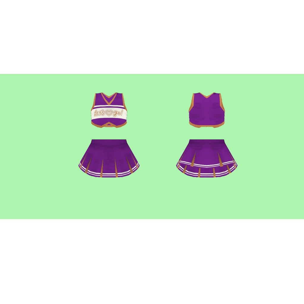 【PB対応】【複数アバター対応】チアリーダー・チアドレス