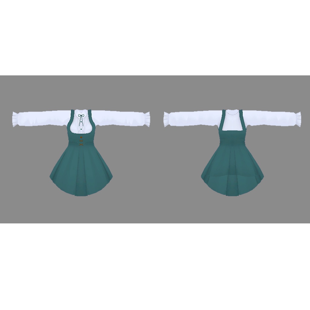 【PB対応】【リア-アリスさん, あまなつ・カリン(こまどアバター)対応】荒野のロリータドレス