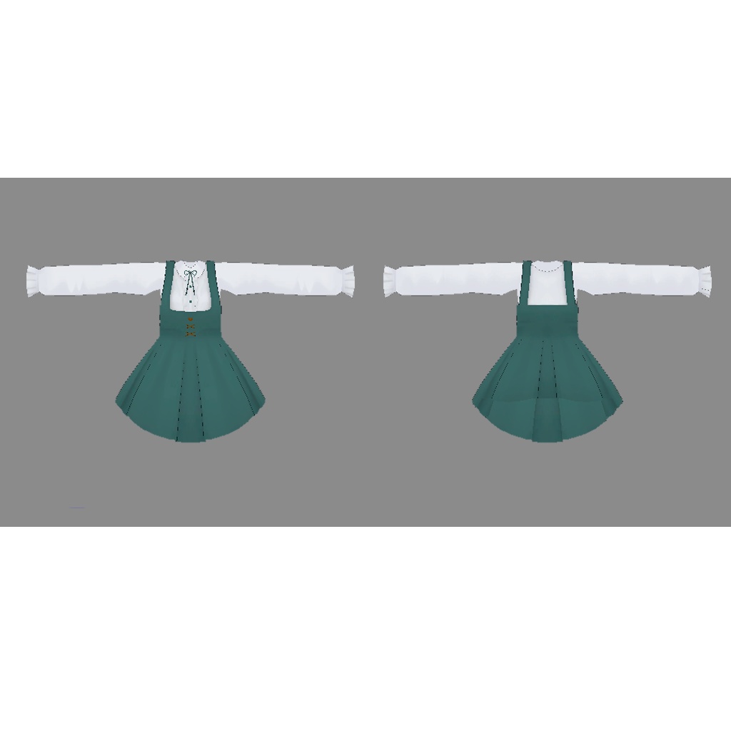 【PB対応】【リア-アリスさん, あまなつ・カリン(こまどアバター)対応】荒野のロリータドレス