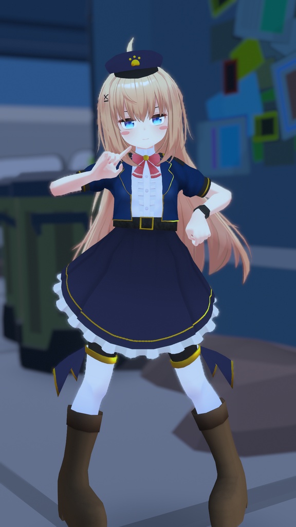 【PB対応】【複数アバター対応】PoliceDress'23