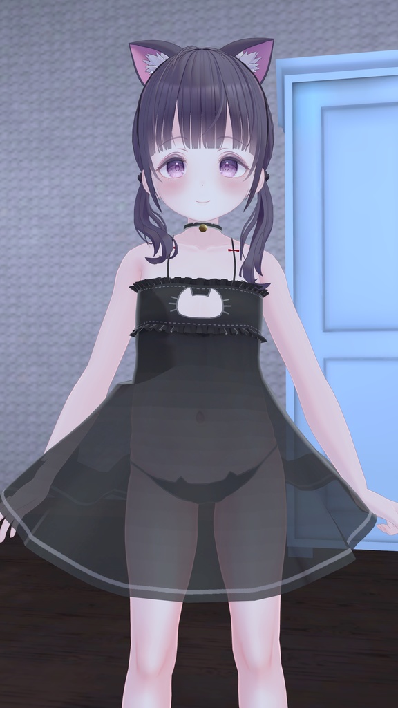 【PB対応】【複数アバター対応】わくわくキャットランジェリー