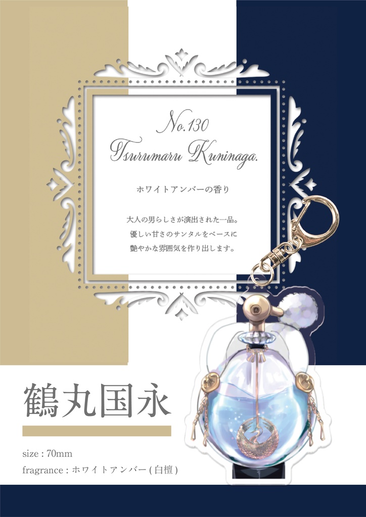 伊達組イメージ香水 アクリルキーホルダー