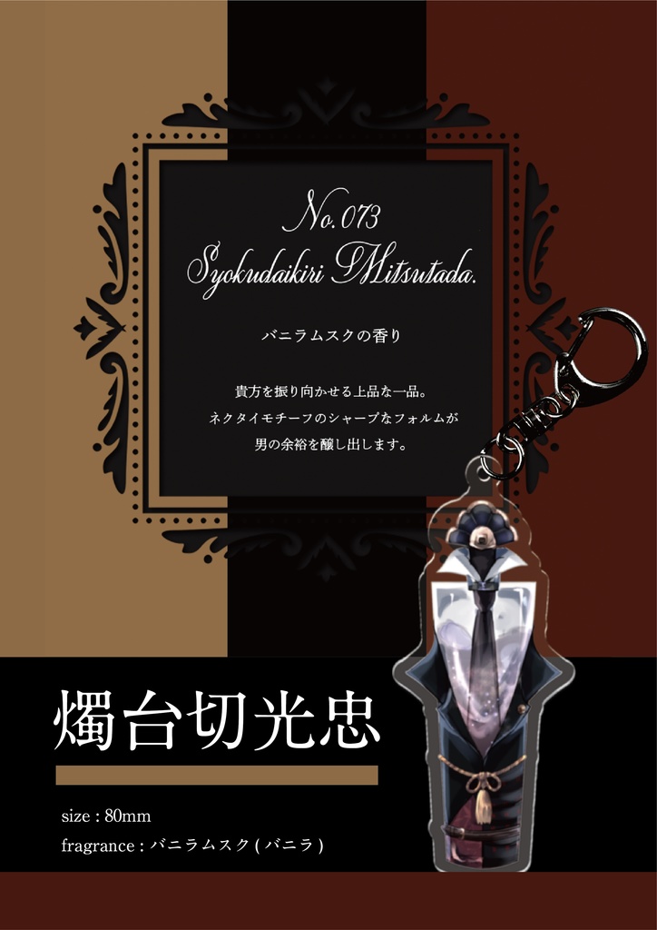 伊達組イメージ香水 アクリルキーホルダー