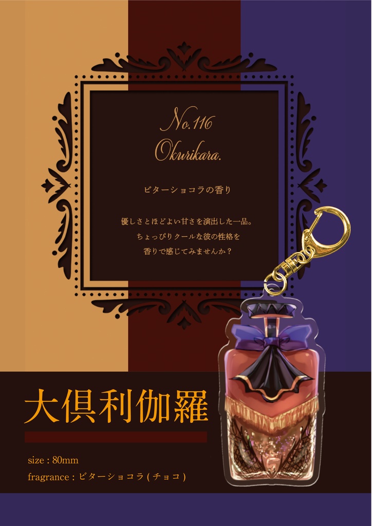 伊達組イメージ香水 アクリルキーホルダー