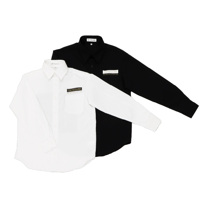 伊達組イメージシャツ【Black/White】