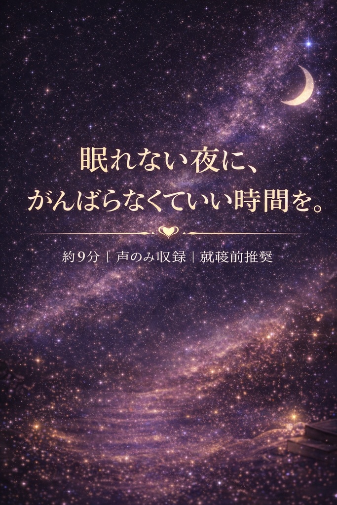 星の図書館 ~第一夜~がんばらなくていい夜へ 天音の睡眠ガイド(約9分)